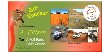 4WD Training Gift Voucher