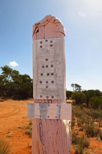 Anne Beadell Highway - Len Beadell Marker