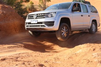 Basic Sandy terrain training near the Flinders Ranges