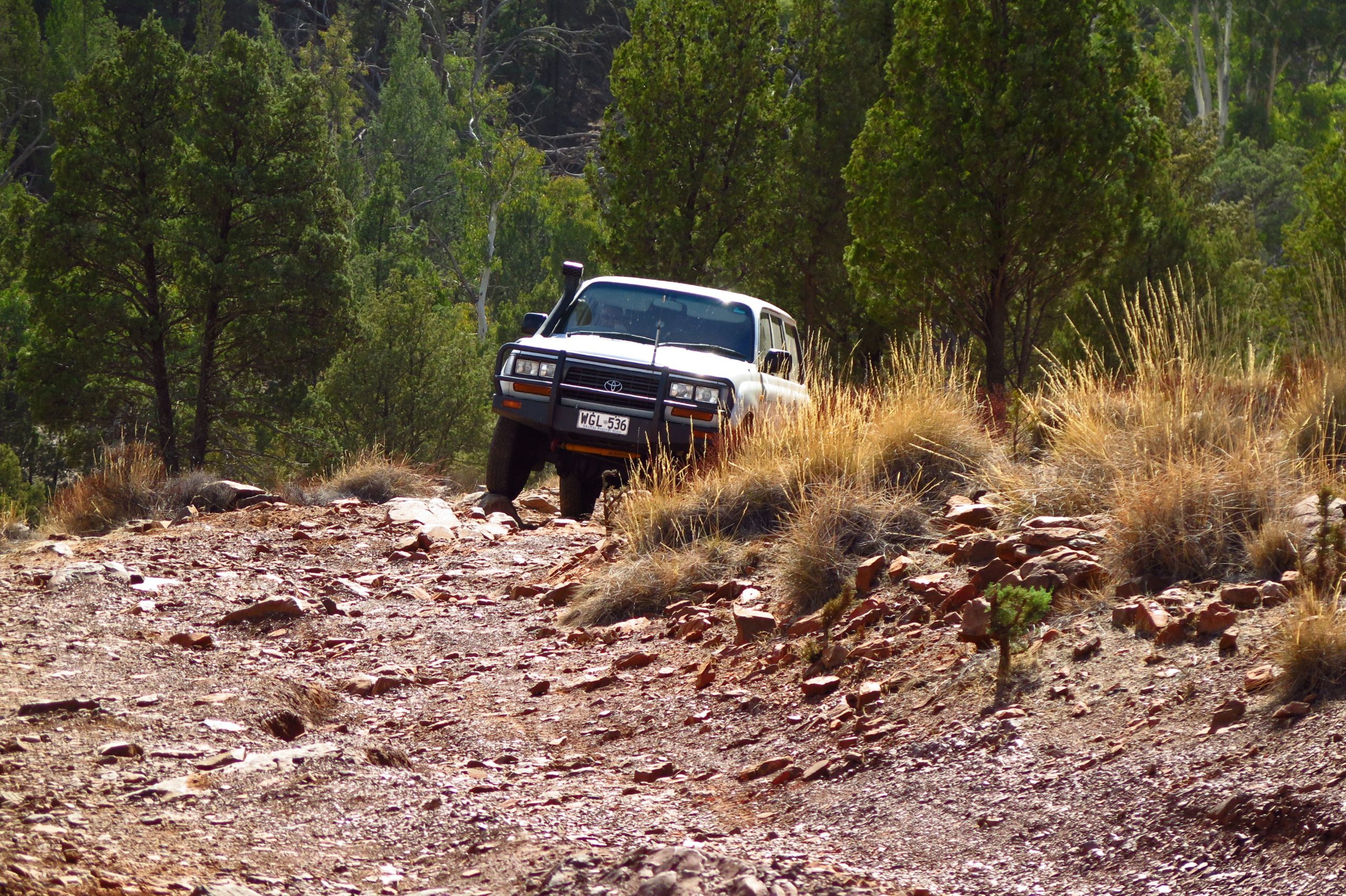 Steep Rocky Terrain 4WDriving